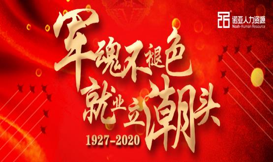 軍魂不褪色，就業(yè)立潮頭！熱烈慶祝中國人民解放軍建軍93周年！